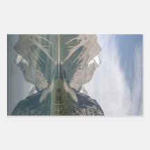 Kinney Lake and Mount Whitehorn near Mount Robson Sticker