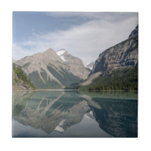 Kinney Lake and Mount Whitehorn near Mount Robson Ceramic Tiles