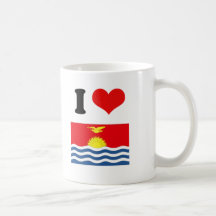 Kiribati Flag Coffee Mugs