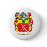 Kirk-(Scotland) Coat of Arms (Family Crest) Pinback Button