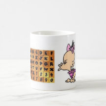 kiss baby....., Life should be as simple as ABC... Coffee Mug