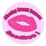 Kiss Breast Cancer Goodbye Stickers