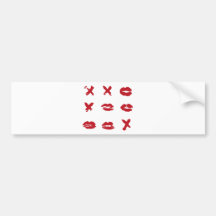 kiss bumper stickers