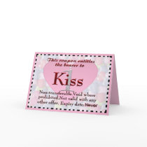 Kiss Coupon Card