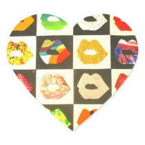 Kiss Kiss Heart Sticker