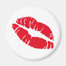 Kiss Lipstick Magnets