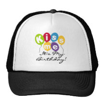 Kiss Me Birthday Hat