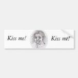 Kiss me! - Bleistiftzeichnung Autosticker