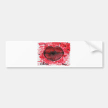 kiss me bumper sticker