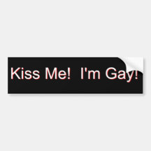 Kiss Me! Bumper Stickers