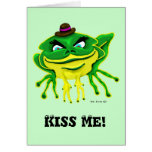 Kiss Me! - Frog Card