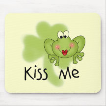 Kiss Me Froggy Tshirts and Gifts Mousepads