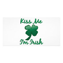 Kiss Me I’m Irish Picture Card