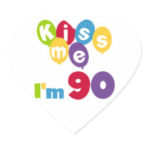 Kiss Me I'm 90 Birthday T-shirts and Gifts