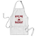 Kiss Me I'm A Biologist Apron