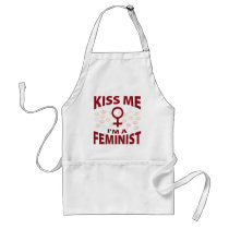 Kiss Me I'm A Feminist Apron