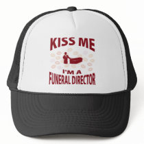 Kiss Me I'm A Funeral Director Mesh Hat