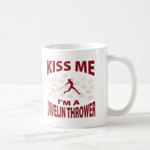 Kiss Me I'm A Javelin Thrower Mug