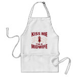 Kiss Me I'm A Midwife Apron