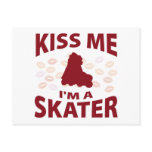Kiss Me I'm A Skater Postcards