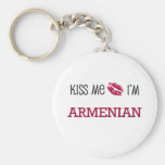 Kiss Me I'm ARMENIAN Keychains