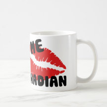 Kiss Me I'm Canadian Coffee Mug