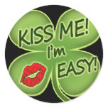 Kiss Me I'm Easy stickers