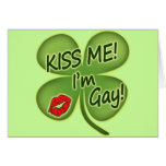 Kiss Me I'm Gay cards