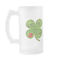 Kiss Me I'm Gay Mugs