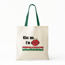 Kiss Me I'm Hungarian Tote Bags