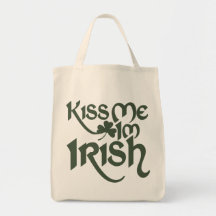 Kiss me Im Irish Bags
