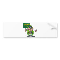 Kiss Me I'm Irish bumper stickers