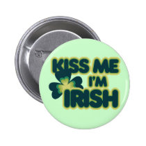 Kiss me Im Irish buttons