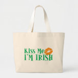 Kiss Me I'm Irish Canvas Bag
