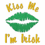 Kiss Me I'm Irish Embroidered Polo Shirt