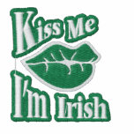 Kiss Me I'm Irish embroidered shirts