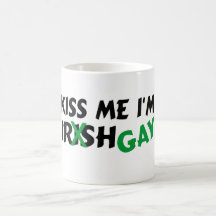 Kiss Me Im Irish Gay Mug