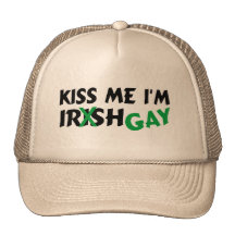 Kiss Me Im Irish Gay Trucker Hats