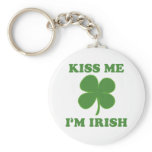 Kiss me i'm Irish keychains