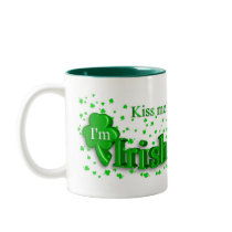 Kiss Me, I'm Irish Lucky St. Patrick's Day Mug