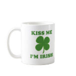 Kiss me i'm Irish mugs