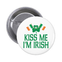 Kiss Me I'm Irish Pins