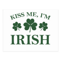 Kiss Me I'm Irish postcards