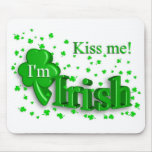 "Kiss Me, I'm Irish" St. Patty's Day Mousepad