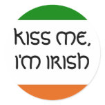KISS ME, I'M IRISH stickers