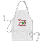 Kiss Me I'm Italian aprons