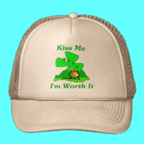 Kiss Me I'm Worth It hats