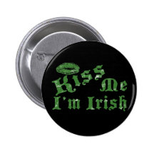 Kiss Me Irish Button