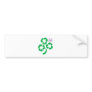 Kiss Me Irish Cycle Bumper Sticker