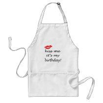 Kiss Me It's My Birthday Apron